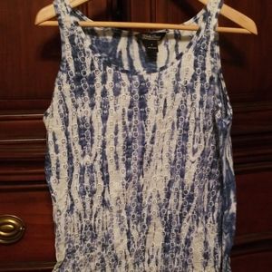 Lucky brand no sleeve shirt tie dye